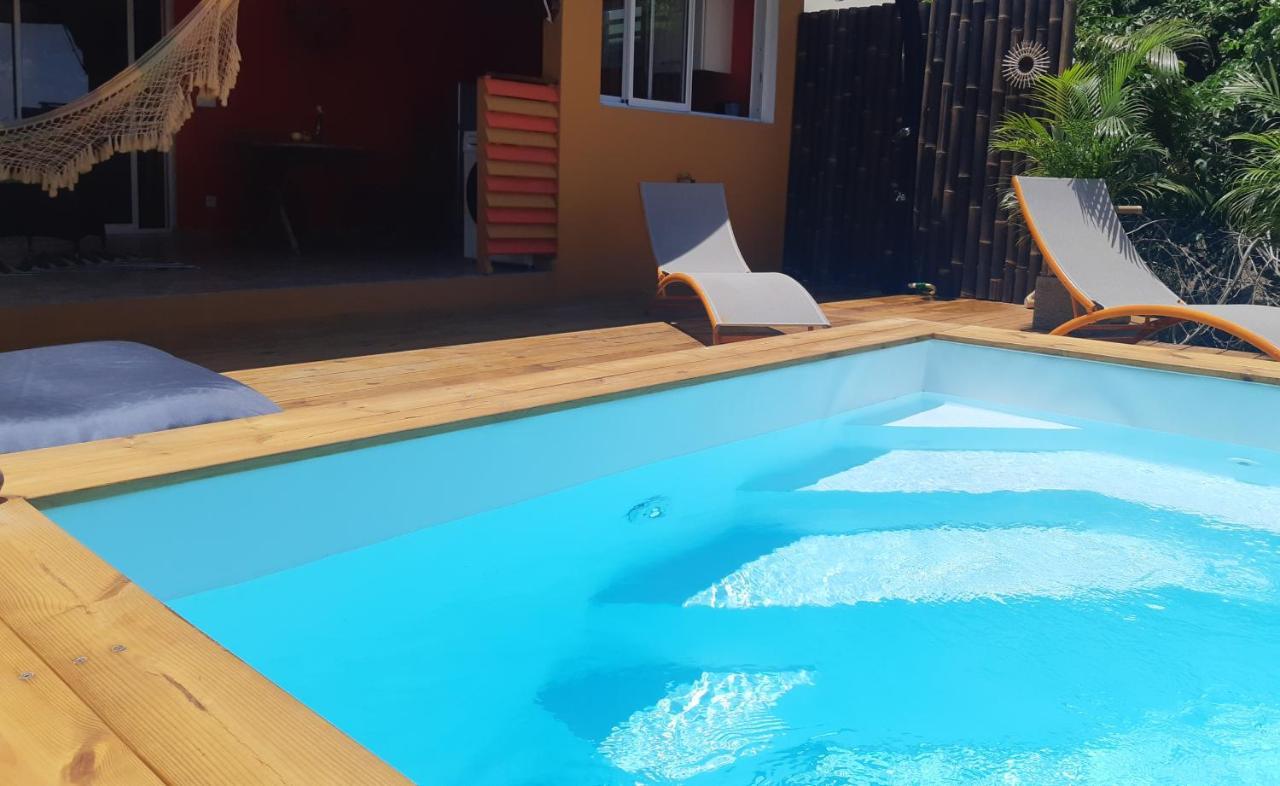 Ti Coin Relax Bungalow Vue Mer Piscine Privee Сен Франсоа Екстериор снимка